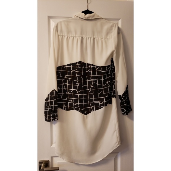 Sachin + Babi white collar dress size 4 - Picture 2 of 2